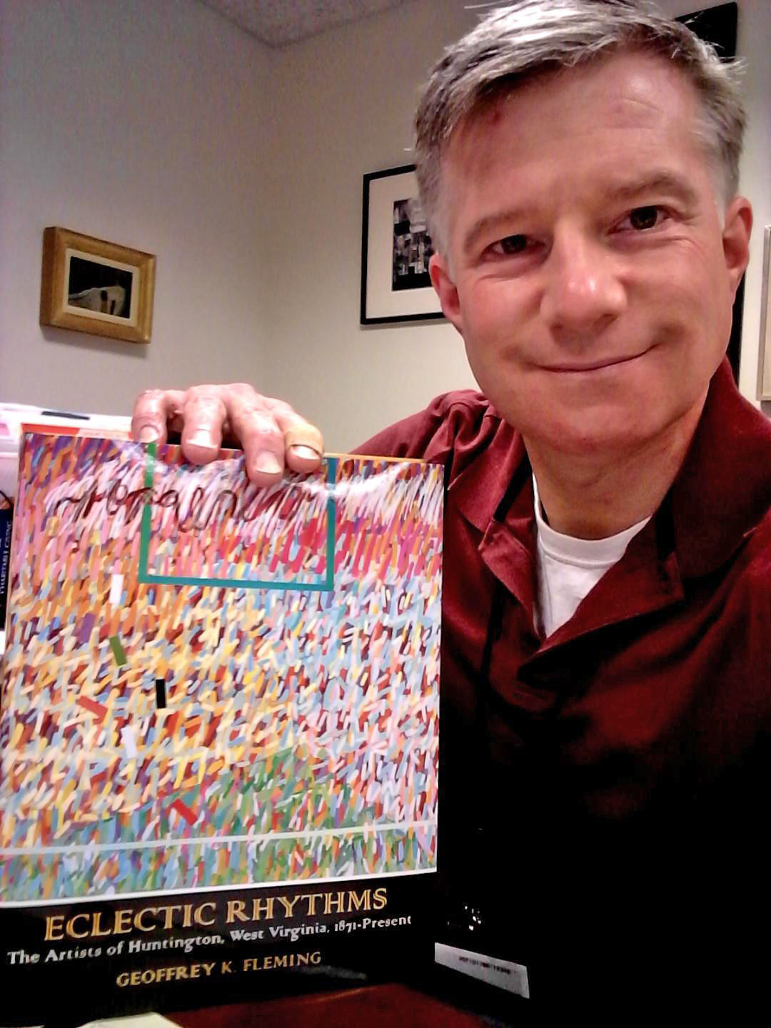 Fleming with book